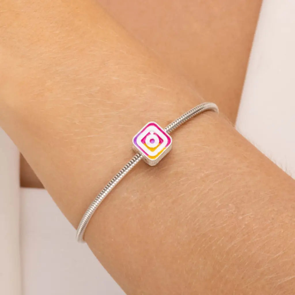 Berloque Instagram Logo 3D