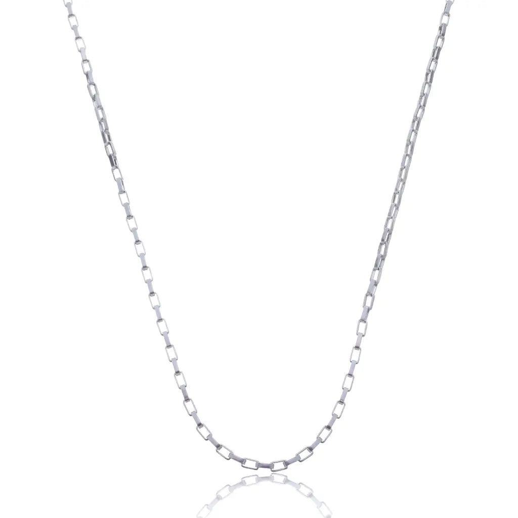 Corrente masculina Cartier em aço inox prateado, colar robusto e moderno para uso diário