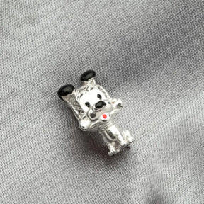 Berloque Prata 925 Cachorrinho 3D