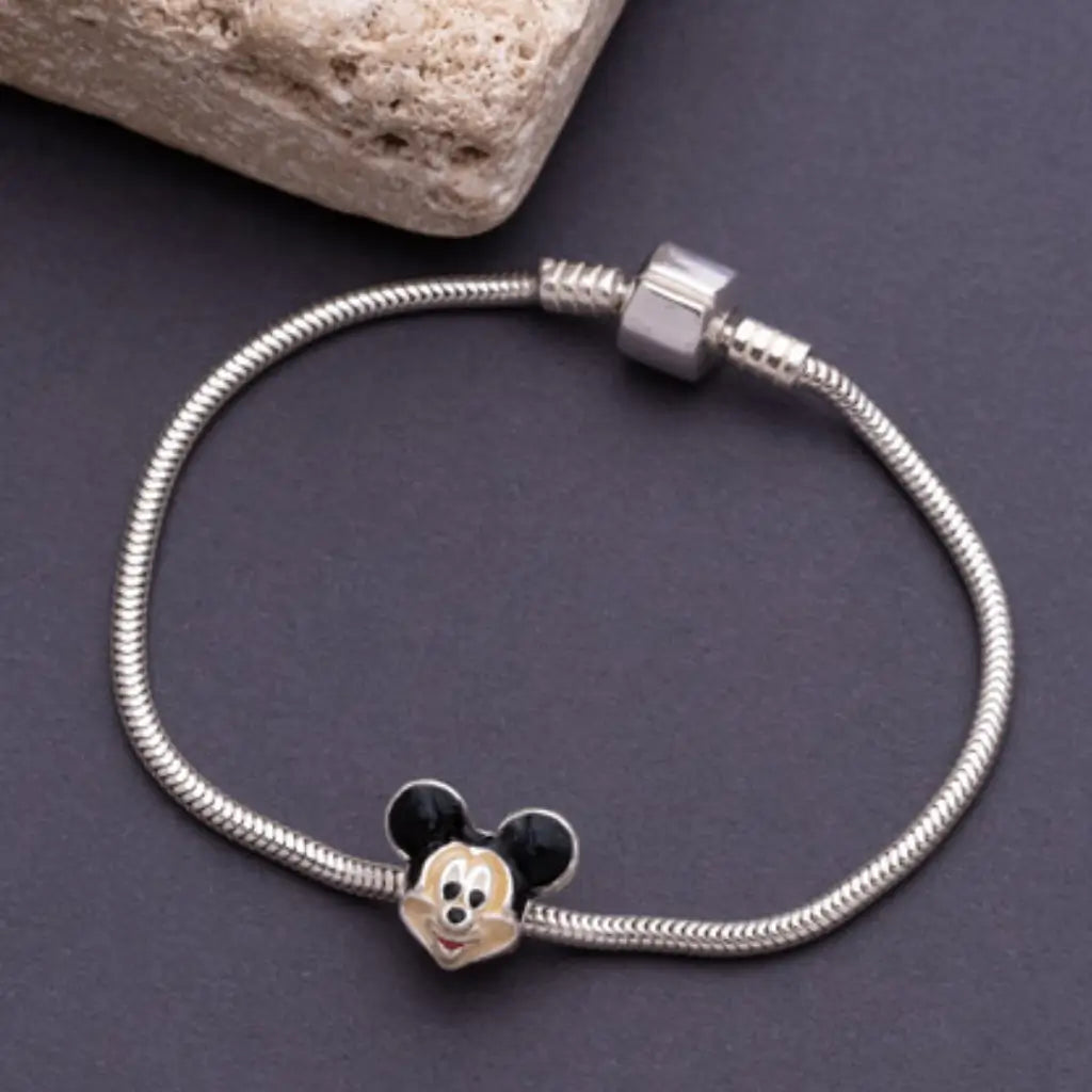 pulseira com berloque do mickey