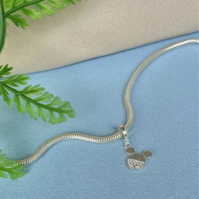 Pulseira com o Berloque em Prata 925