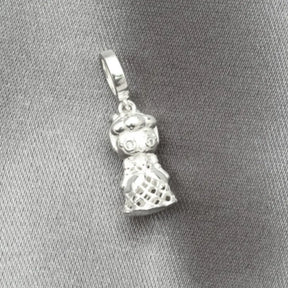 Berloque Prata 925 Princesa detalhes