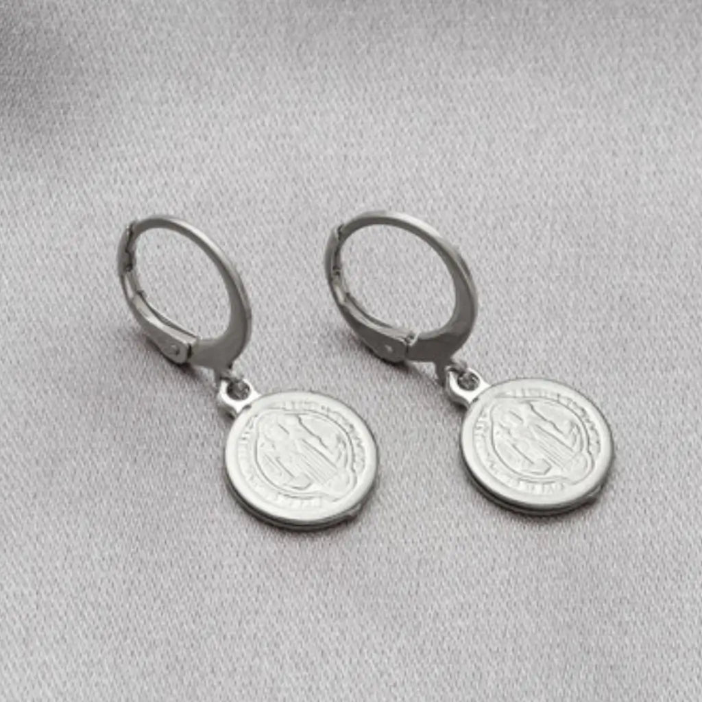 Brinco Argola Aço Cirúrgico São Bento 