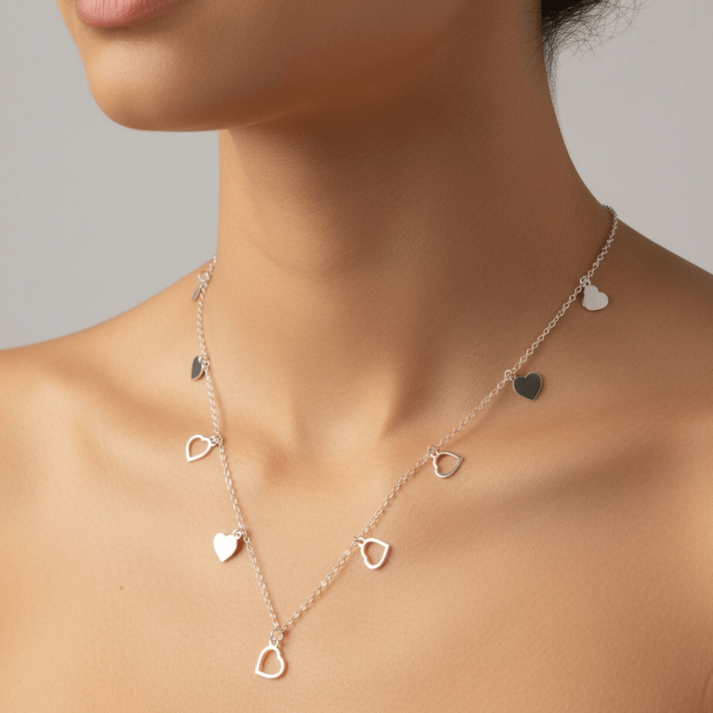 Colar Choker Prata 925 