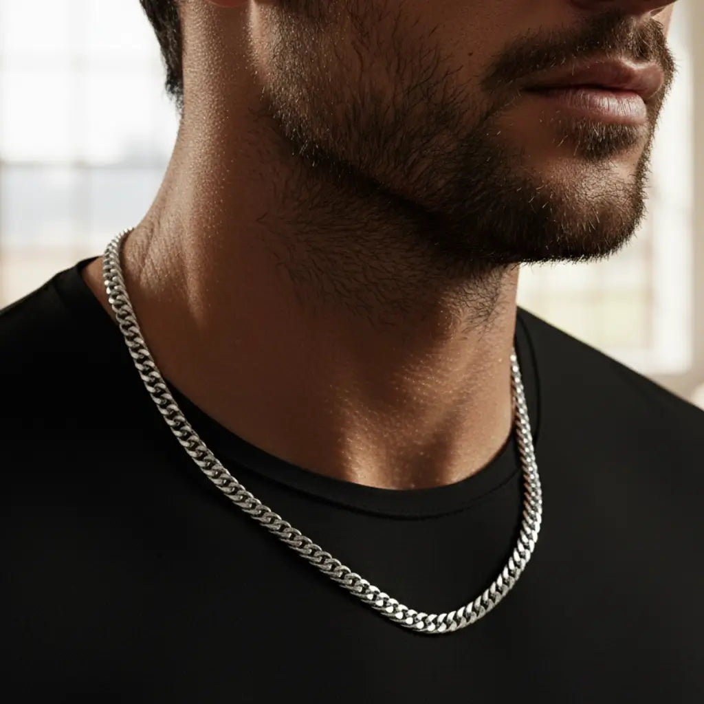 Corrente Masculina Grumet Dupla
