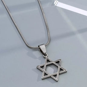 colar com pingente estrela de davi