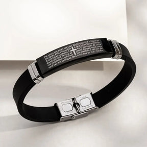 Pulseira Masculina Oração Pai Nosso 1