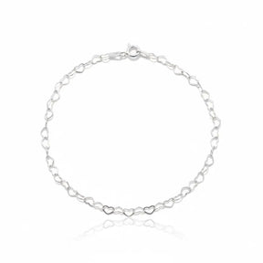 Pulseira de Elos de coração