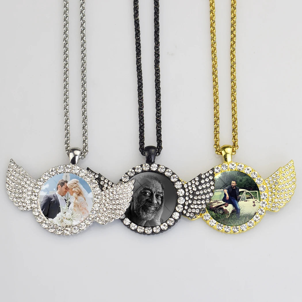Colar Asas de Anjo Personalizado